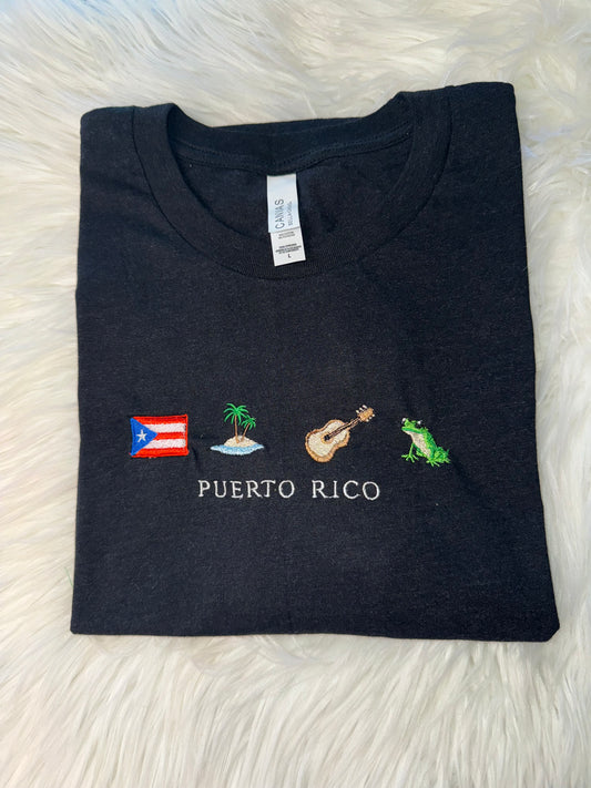 Embroidered Tiano Puerto Rico T-shirt